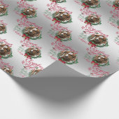 GOT | kerstwijn Baby Goat Kisses Boer Cadeaupapier (Hoek)