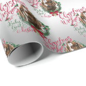 GOT | kerstwijn Baby Goat Kisses Boer Cadeaupapier (Rol Hoek)