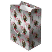 GOT | kerstwijn Baby Goat Kisses Boer Medium Cadeauzakje (Achterkant Gekanteld)