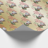 GOT | kerstwijn Baby Goat Kisses LaMancha Cadeaupapier (Hoek)