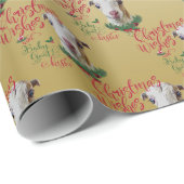 GOT | kerstwijn Baby Goat Kisses LaMancha Cadeaupapier (Rol Hoek)
