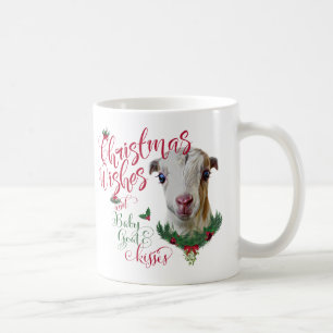 GOT   kerstwijn Baby Goat Kisses LaMancha Koffiemok