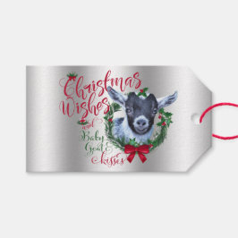GOT | kerstwijn Baby Goat Kisses Pygmy Cadeaulabel