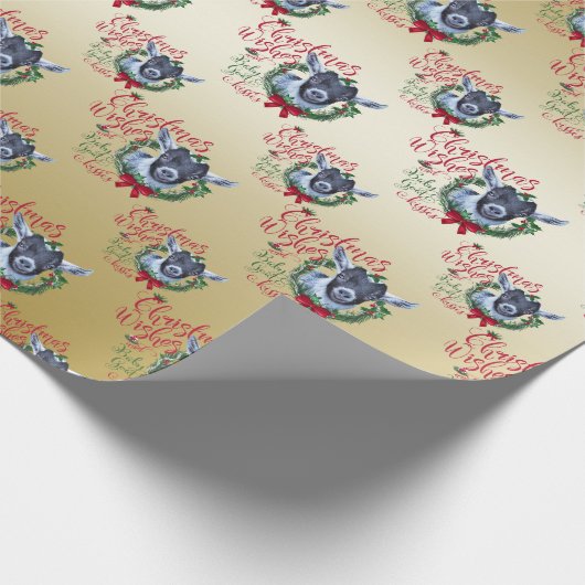 GOT | kerstwijn Baby Goat Kisses Pygmy Cadeaupapier (Hoek)
