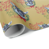 GOT | kerstwijn Baby Goat Kisses Pygmy Cadeaupapier (Rol Hoek)