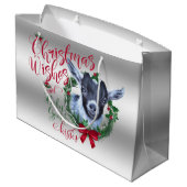 GOT | kerstwijn Baby Goat Kisses Pygmy Groot Cadeauzakje (Achterkant Gekanteld)