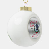 GOT | kerstwijn Baby Goat Kisses Pygmy Keramische Bal Ornament (Links)