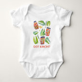 GOT Kimchi? Spicy Fun-Waterverf Romper (Voorkant)