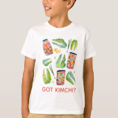 GOT Kimchi? Spicy Fun-Waterverf T-shirt (Voorkant)
