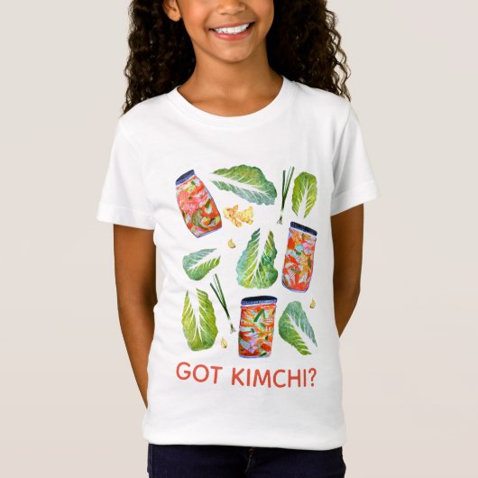 GOT Kimchi? Spicy Fun-Waterverf T-shirt (Voorkant)