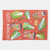 GOT Kimchi? Spicy Ingredients Waterverf Fun Theedoek (Horizontaal)