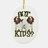 GOT KINDER? CHRISTMAS ORNAMENT - GOAT BABIES BOER (Voorkant)
