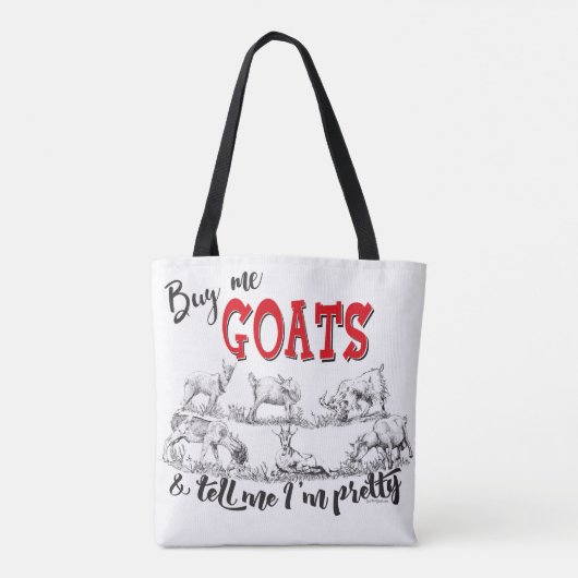 GOT | Koop me Geiten Vertel me dat ik  ben GetYerG Tote Bag (Achterkant)