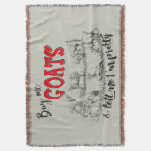 GOT | Kopen me geiten Vertel me dat ik  ben GetYer Deken (Voorkant Verticaal)