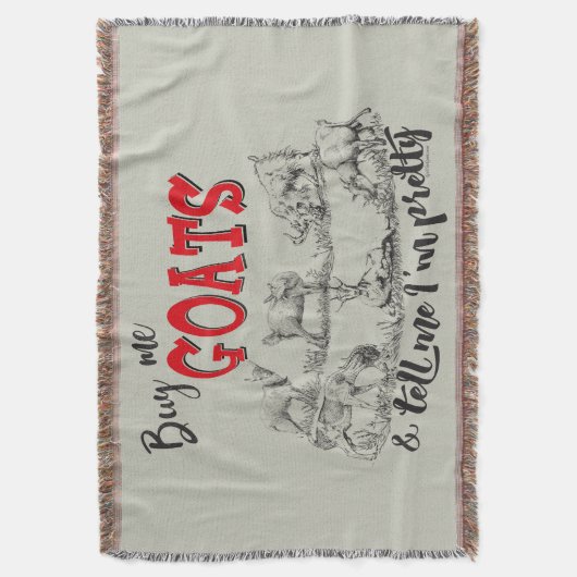 GOT | Kopen me geiten Vertel me dat ik ben GetYer Deken (Voorkant Verticaal)