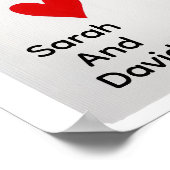 Got lucky in love - personalize poster (Hoek)