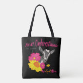 GOT | Macht van het GOAT MOM door GetYerGoat Tote Bag (Achterkant)