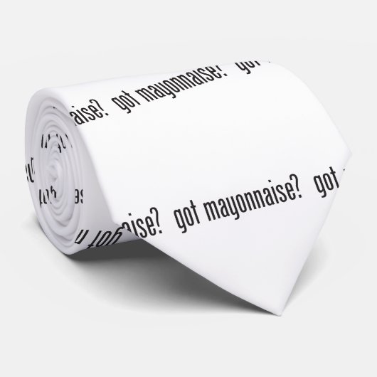 got mayonnaise stropdas (Opgerold)