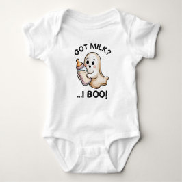 Got Milk I Boo Schattige Ghost Halloween Romper