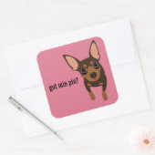 Got Min Pin Miniatuur Pinscher (Chocolade) Sticker (Envelop)