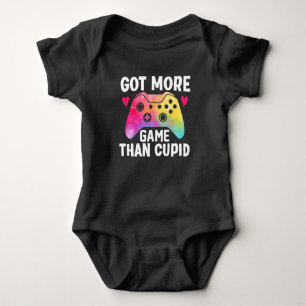 Got More Game Than Cupid Valentijnsdag Videogame Romper