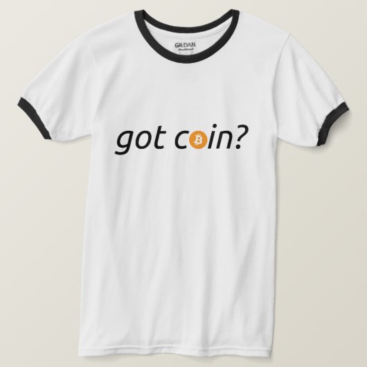 “got munt?” Bitcoin BTC | Ringer Shirt (Design voorkant)