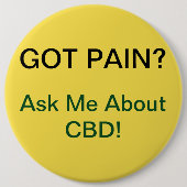 Got Pain? Butter Ronde Button 6,0 Cm (Voorkant)