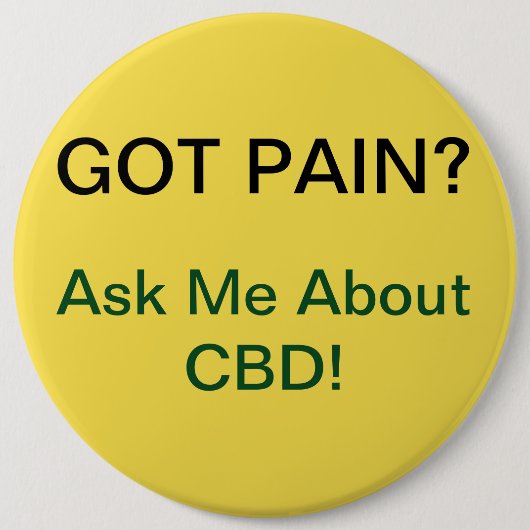 Got Pain? Butter Ronde Button 6,0 Cm (Voorkant)