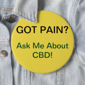 Got Pain? Butter Ronde Button 6,0 Cm (In situ)