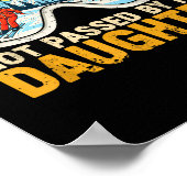 Got Ped By My Daughter Funny Family Skiing  Poster (Hoek)