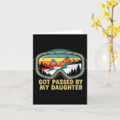 Got Ped By My Daughter Funny Ski Goggles Mountain  Kaart (Gele Bloem)