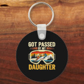 Got Ped By My Daughter Funny Ski Goggles Mountain  Sleutelhanger (Voorkant)