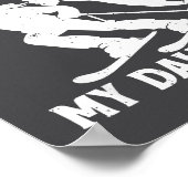 Got Ped By My Daughter Funny Skiing Dad Ski Trip  Poster (Hoek)