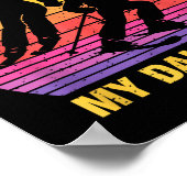 Got Ped By My Daughter Funny Skiing Family  Poster (Hoek)