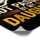 Got Ped By My Daughter Funny Skiing Family  Poster (Hoek)