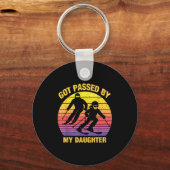 Got Ped By My Daughter Funny Skiing Family  Sleutelhanger (Voorkant)