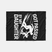 Got Ped By My Daughter Ski Fleece Deken (Voorkant (Horizontaal))