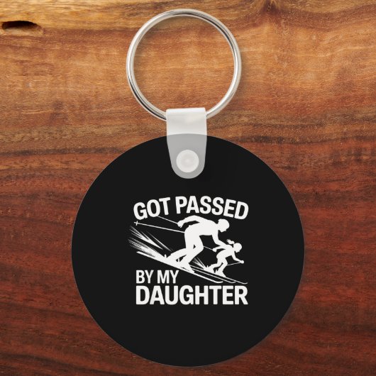 Got Ped By My Daughter Ski  Sleutelhanger (Voorkant)