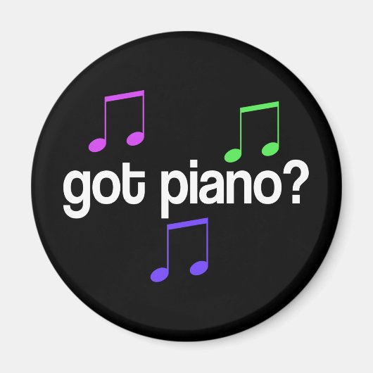  Got Piano Musical Gift Magneet (Voorkant)