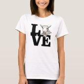 GOT | Retro L O V E No Horns T-shirt (Voorkant)