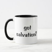 Got Salvation Gospel Bijbel vers Christelijk Geloo Mok (Links)