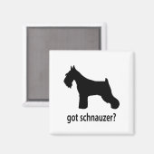 Got Schnauzer Magneet (Voorkant / Achterkant)