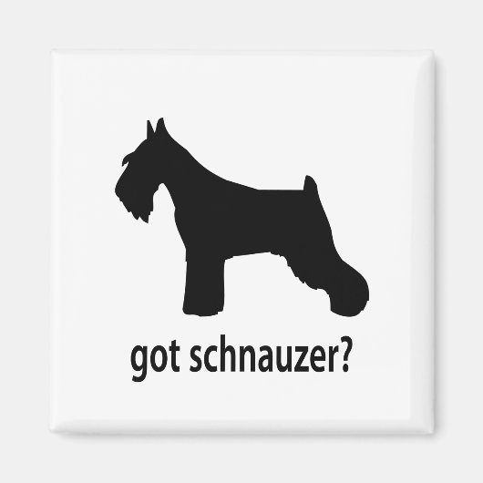 Got Schnauzer Magneet (Voorkant)