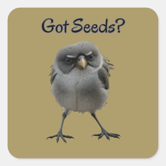 Got Seeds Vierkante Sticker (Voorkant)