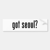got seoul? bumpersticker (Voorkant)