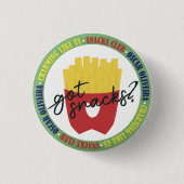 Got Snacks - AC Ronde Button 3,2 Cm (Voorkant)