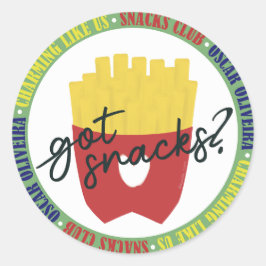 Got Snacks - AC Ronde Sticker