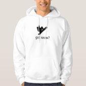 'GOT SNEEUW?' FUNNY SNOWBOARDER SNOWBOARD HOODIE (Voorkant)