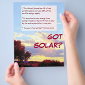 GOT SOLAR? FLYER (Hand)