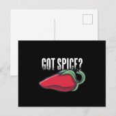 Got spice briefkaart (Voorkant / Achterkant)